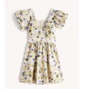 Abercrombie watercolor dress with shorts